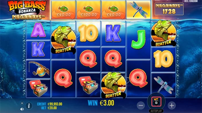 Big Bass Bonanza Megaways slot free spins