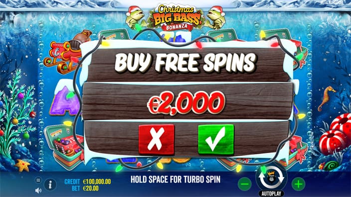 Christmas Big Bass Bonanza slot bonus buy