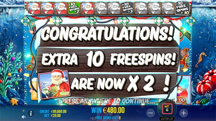 Christmas Big Bass Bonanza slot free spins multiplier