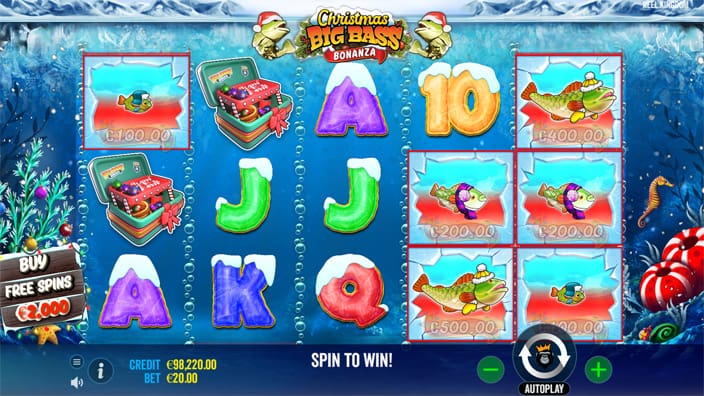 Christmas Big Bass Bonanza slot money symbol