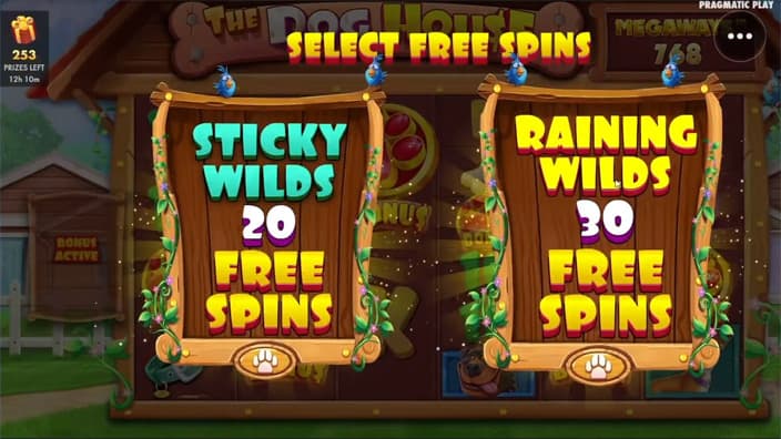 Dog-Mansion-Megaways-free-spins-choice