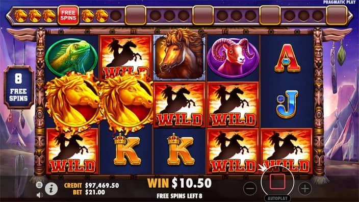 Mustang Trail slot wild symbol