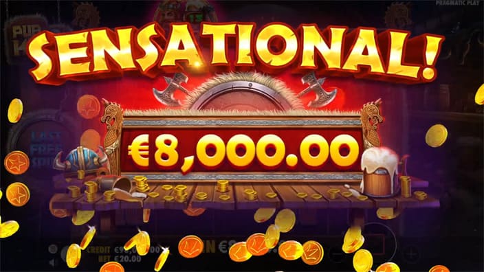 Pub Kings slot big win