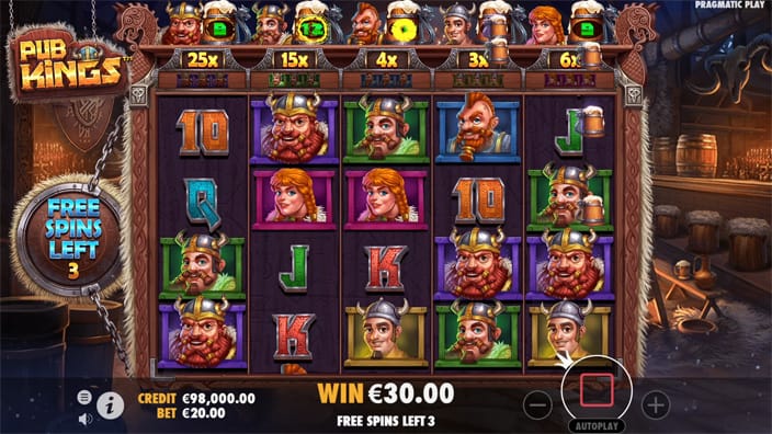 Pub Kings slot symbol collect