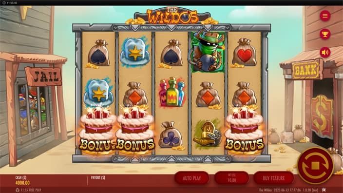 The Wildos slot free spins