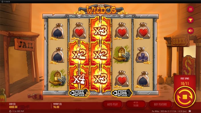 The Wildos slot multiplier wilds