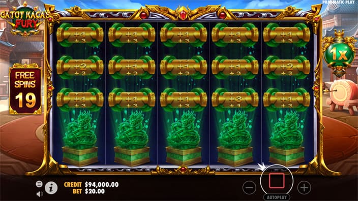 Gatot Kacas Fury slot bonus spins