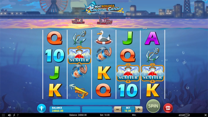 Boat Bonanza Colossal Catch slot free spins