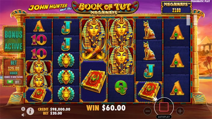 Book of Tut Megaways slot free spins