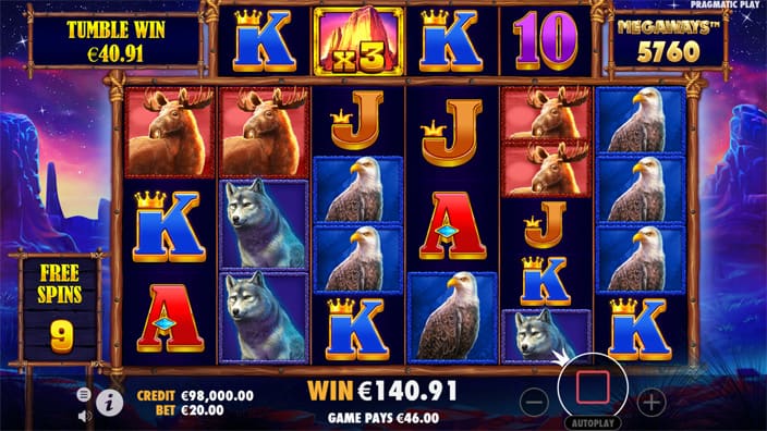 Buffalo King Megaways slot wild multiplier