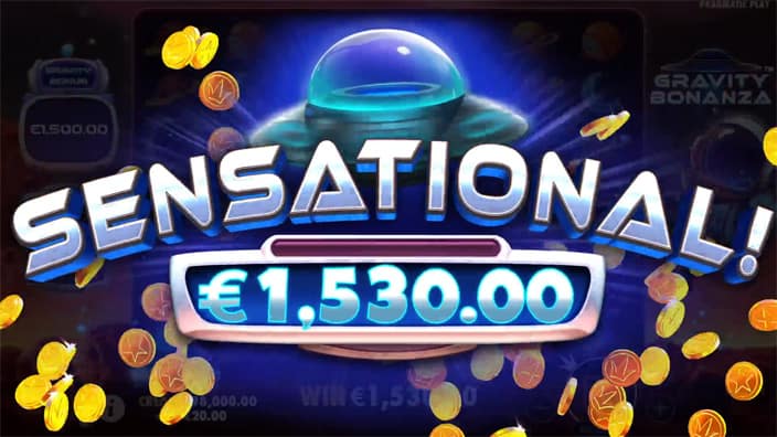 Gravity Bonanza slot big win