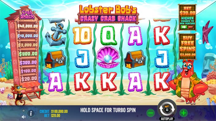 Lobster Bobs Crazy Crab Shack slot