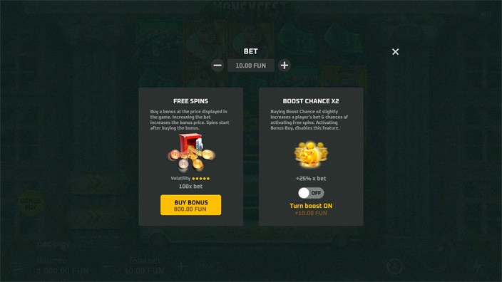 Moneyfest slot bonus buy