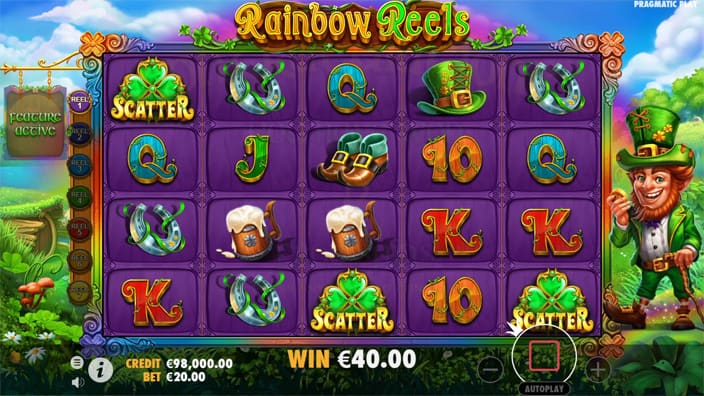 Rainbow Reels slot free spins