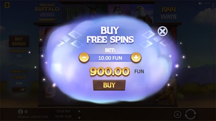 Savage Buffalo Spirit Megaways slot bonus buy