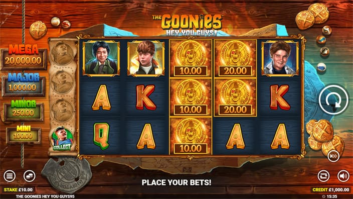 The Goonies Hey You Guys slot