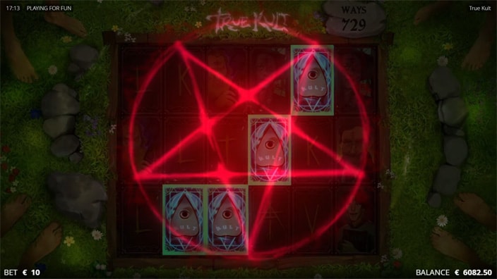 True Kult slot sacrifice bonus game