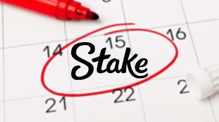 Bonus tiime stake monthly calendar