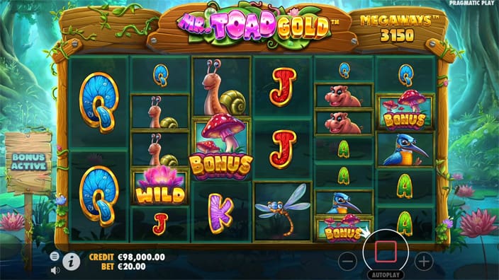 Mr Toad Gold Megaways slot free spins