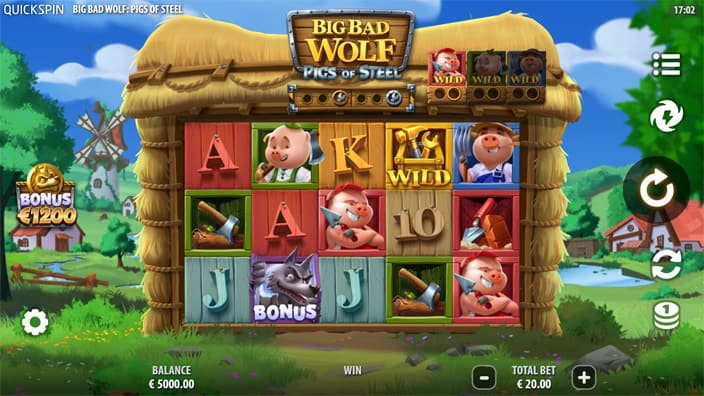 Big Bad Wolf Pigs of Steel slot