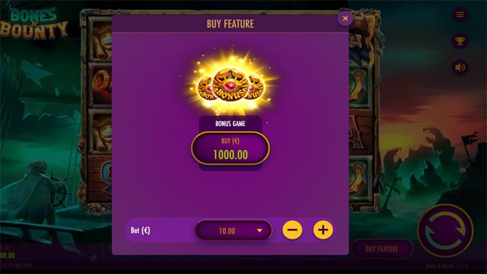 Bones Bounty slot bonus buy