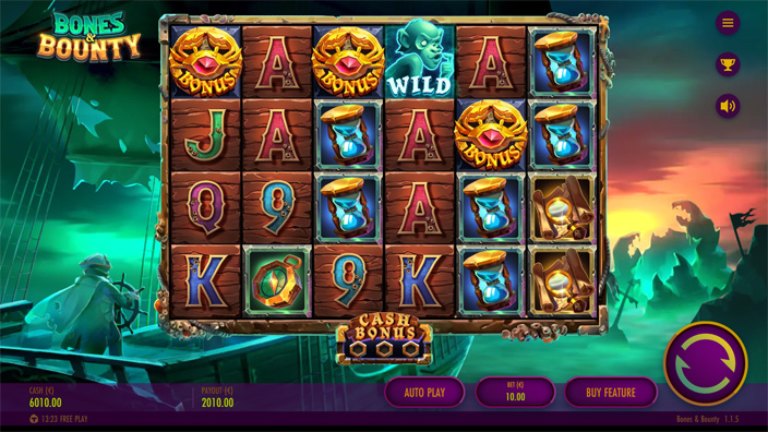 Bones Bounty slot free spins