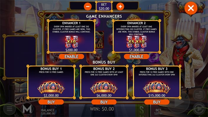 Buffaloads slot bonus buy