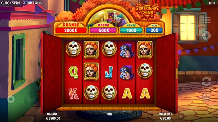 Catrinas Coins slot free spins