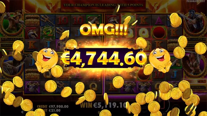 Chase for Glory slot big win