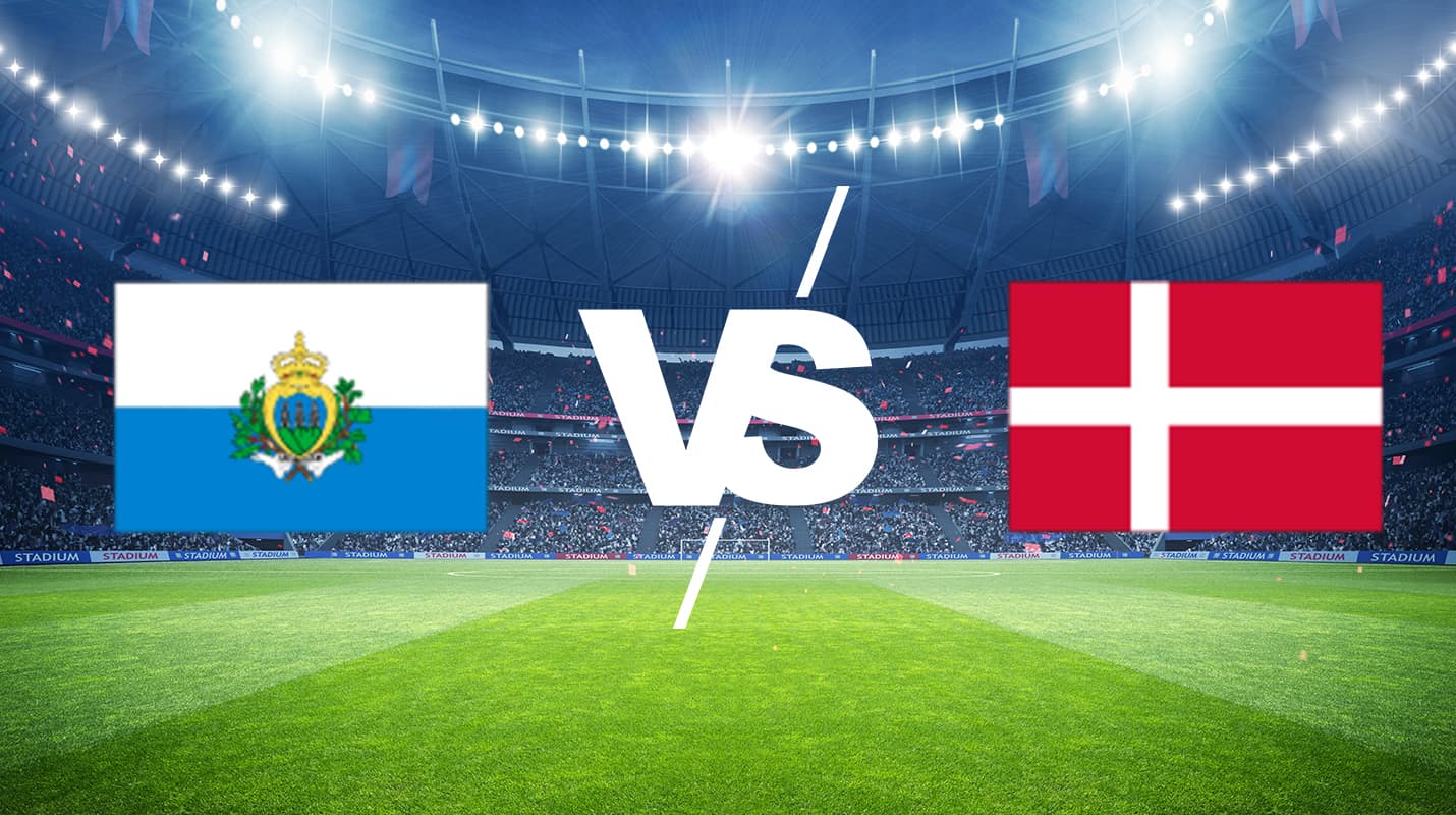 Euro 2024 Qualifier Saint Marin vs Denmark