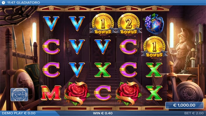 Gladiatoro slot free spins