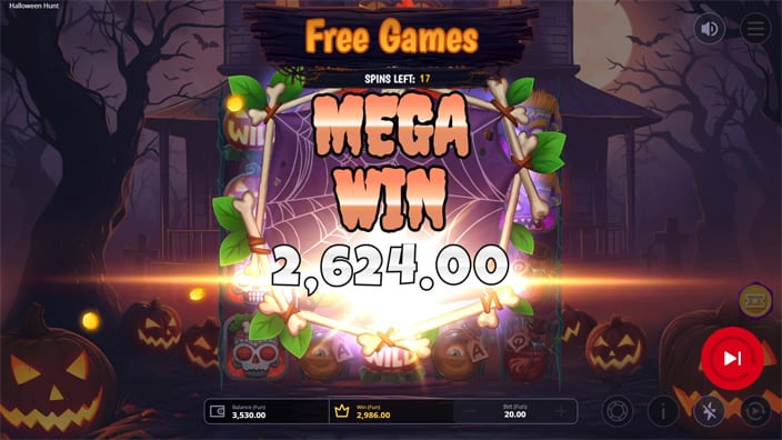 Halloween Hunt slot big win