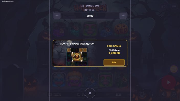 Halloween Hunt slot bonus buy