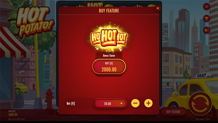 Hot Potato slot bonus buy