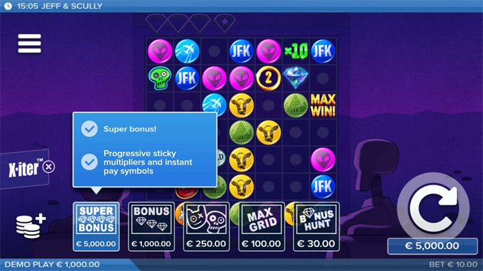 Jeff and Scully slot bonus buy