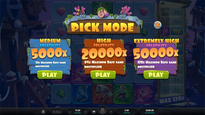 Lure of Fortune slot feature pick mode