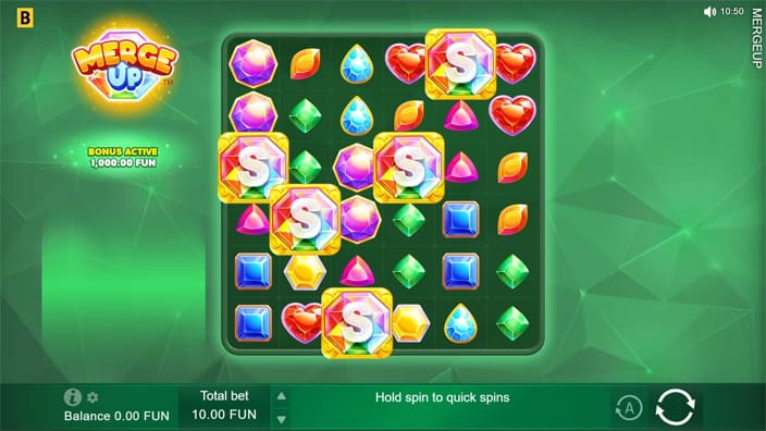 Merge Up slot free spins