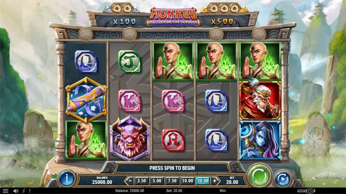 Monkey Battle for the Scrolls slot