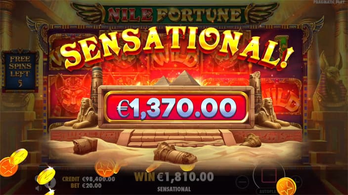 Nile Fortune slot big win