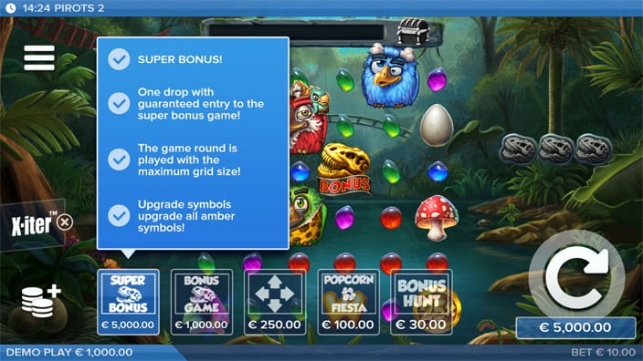 Pirots 2 slot bonus buy