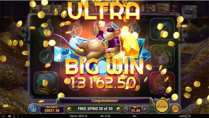 Ruff Heist slot big win