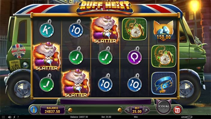 Ruff Heist slot free spins