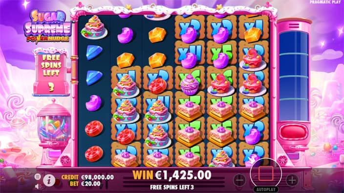 Sugar Supreme PowerNudge slot feature powernudge