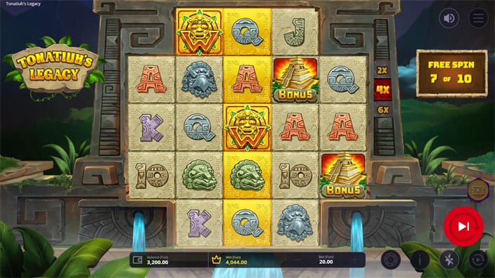 Tonatiuhs Legacy slot feature wild symbol