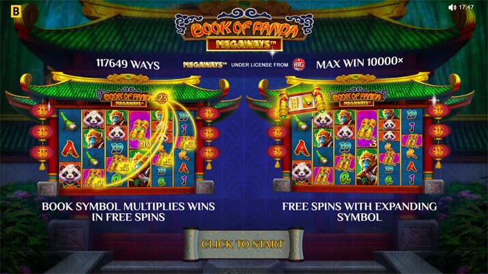 Book of Panda Megaways slot features