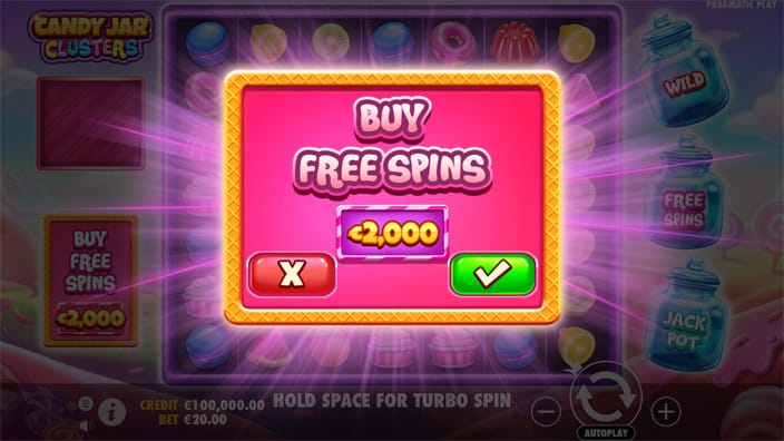 Candy Jar Clusters slot bonus buy