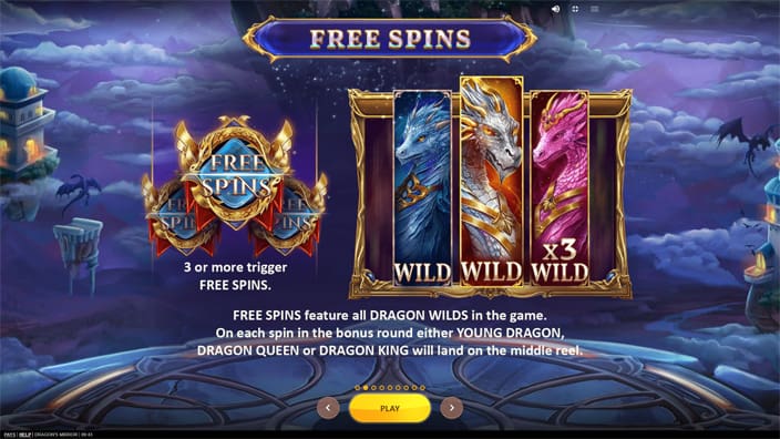 Dragons Mirror slot feature bonus