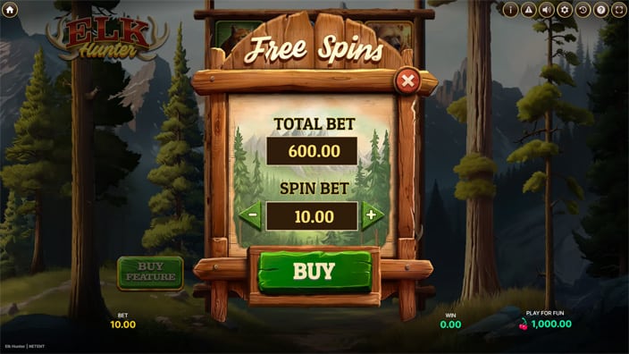 Elk Hunter slot bonus buy 1