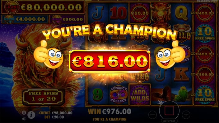 Fire Stampede slot big win