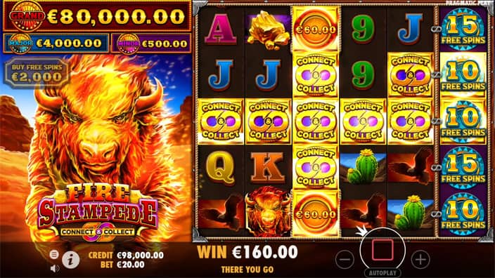 Fire Stampede slot free spins